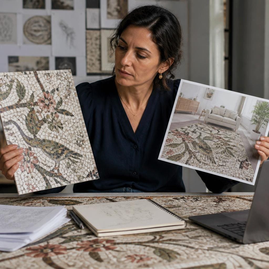 Artist pursues Temu over rug listings of mosaic design - Modern Marks Business Consultants